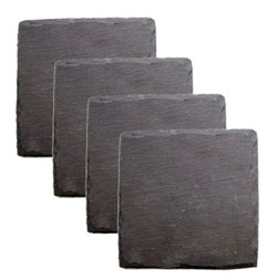 Square Slate Coaster Set